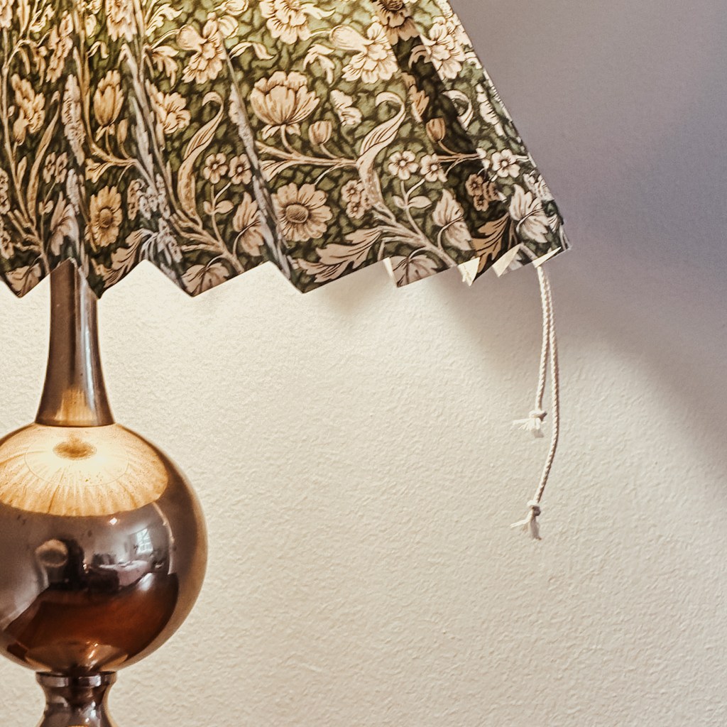 Hjemmelavede lampeskærme hos The Woodland Lodge Gisselfeld
